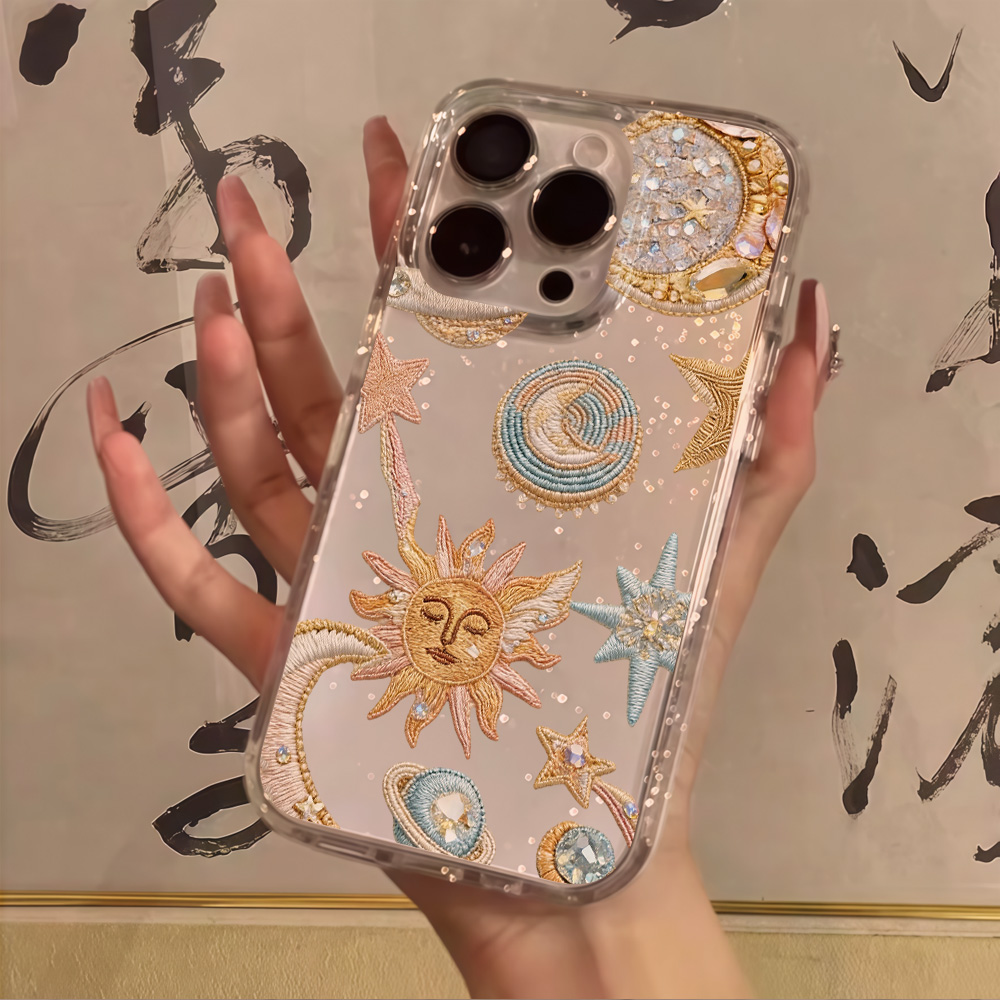 Creativity Stars Moon Clear Gl - Clear Shockproof Bumper Case recension och pris
