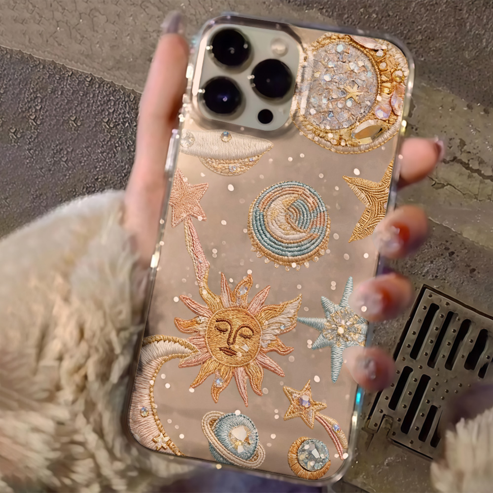 Creativity Stars Moon Clear Gl - Clear Shockproof Bumper Case recension och pris