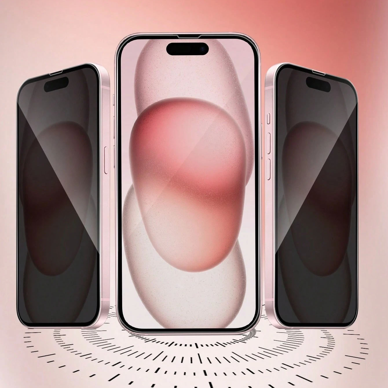 3pcs Privacy Screen Protector, - Anti Spy Privacy Glass Case recension och pris