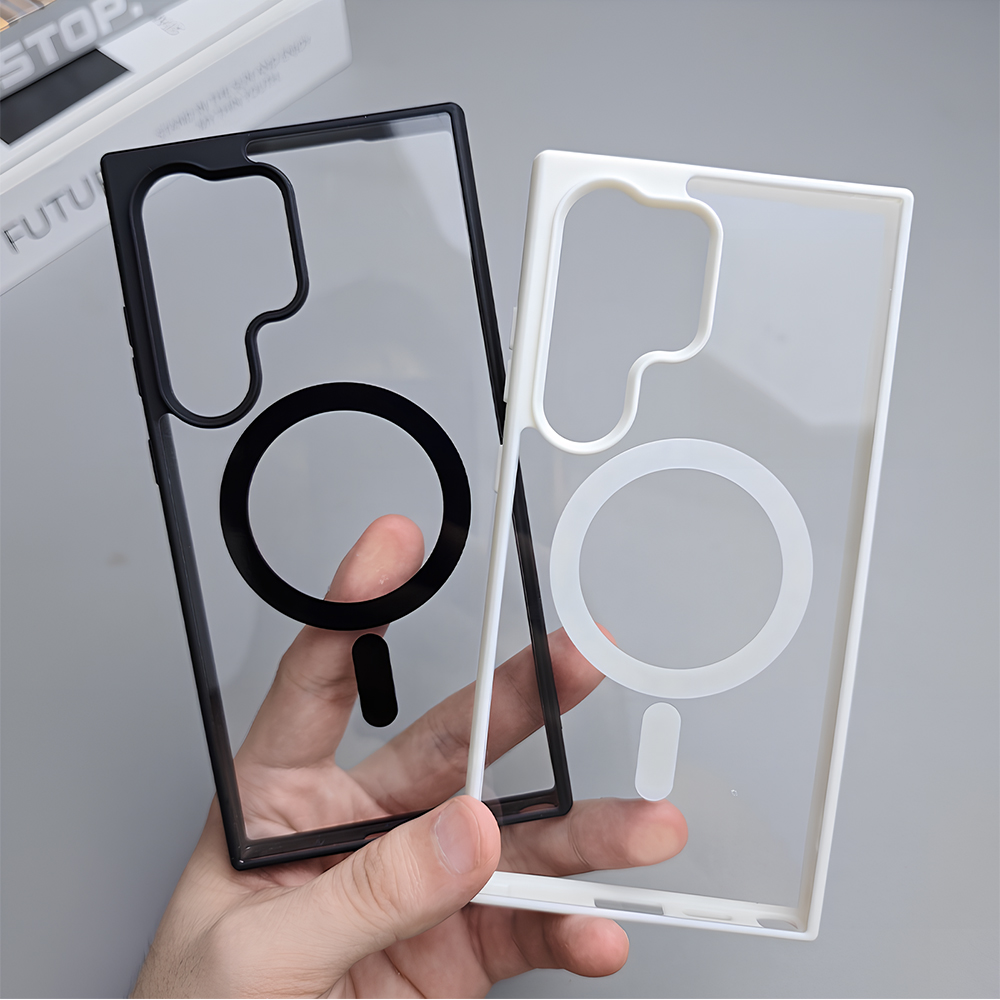Luxury Acrylic Clear Phone Cas - Clear Shockproof Bumper Case recension och pris