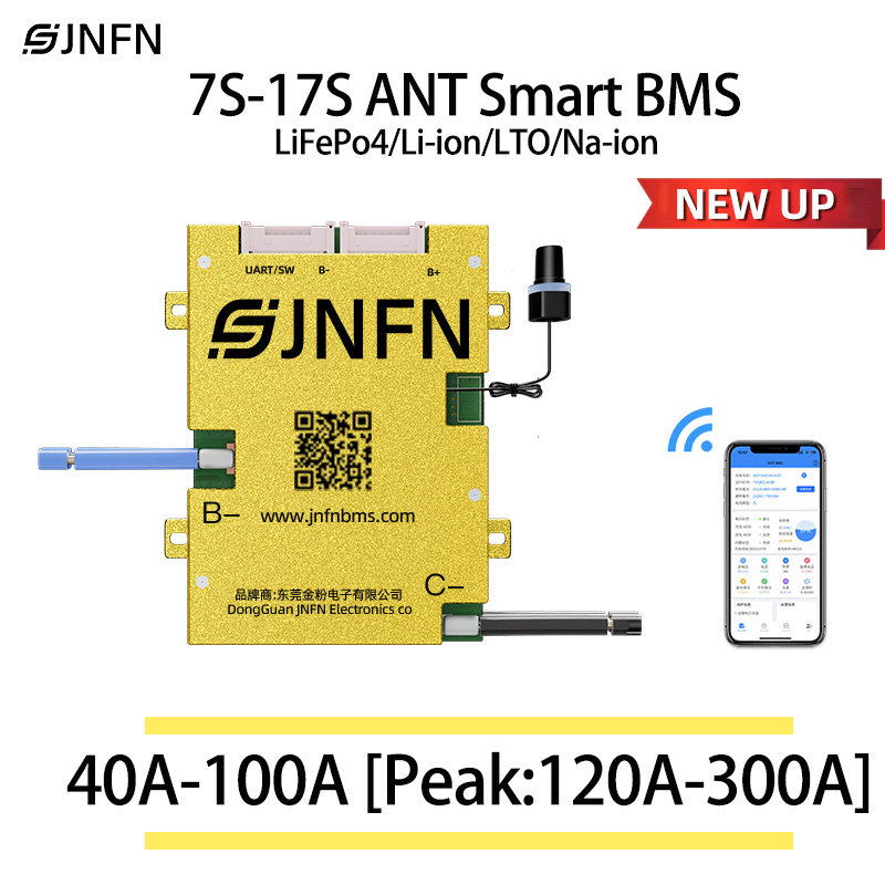 ANT BMS 7S 8S 16S 17S 40A 60A  - Power Banks recension och pris