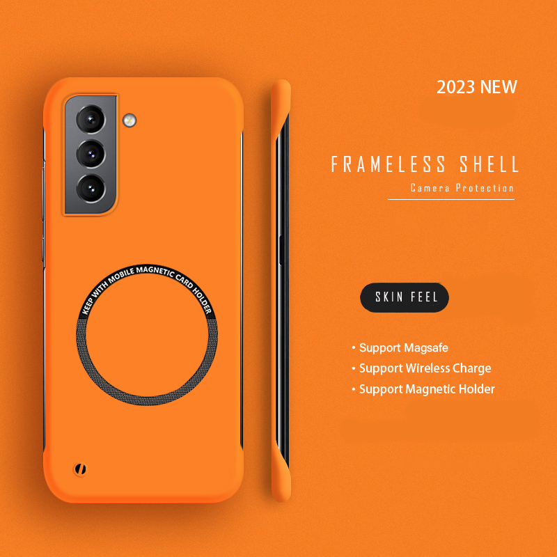 Hard PC Frameless Magnetic Pho - Ultra Thin Frameless Phone Cover recension och pris