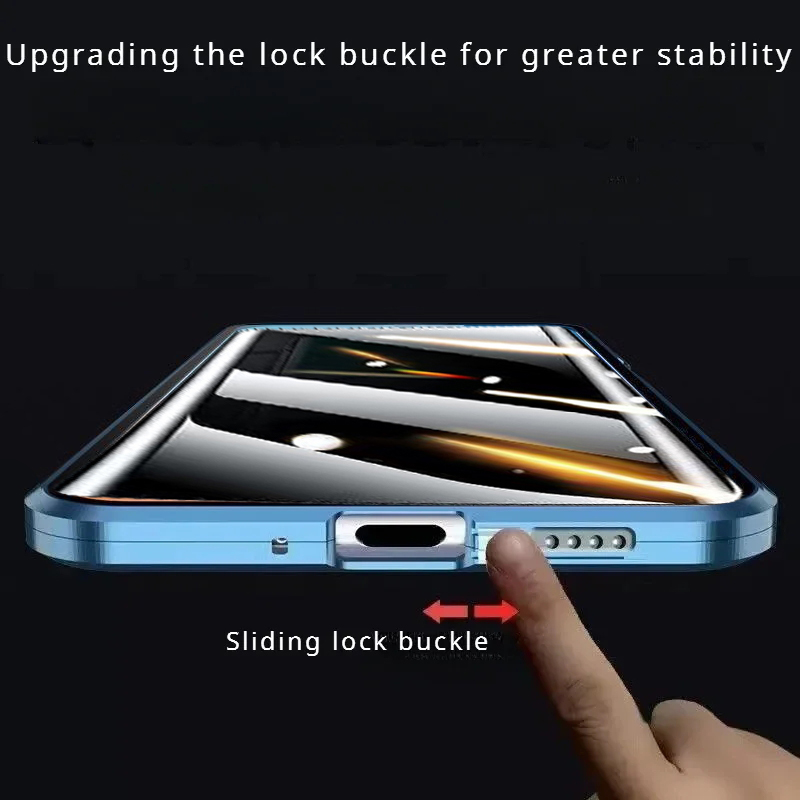 For Huawei nova Y74 Y73 Y63 Y7 - Anti Spy Privacy Glass Case recension och pris