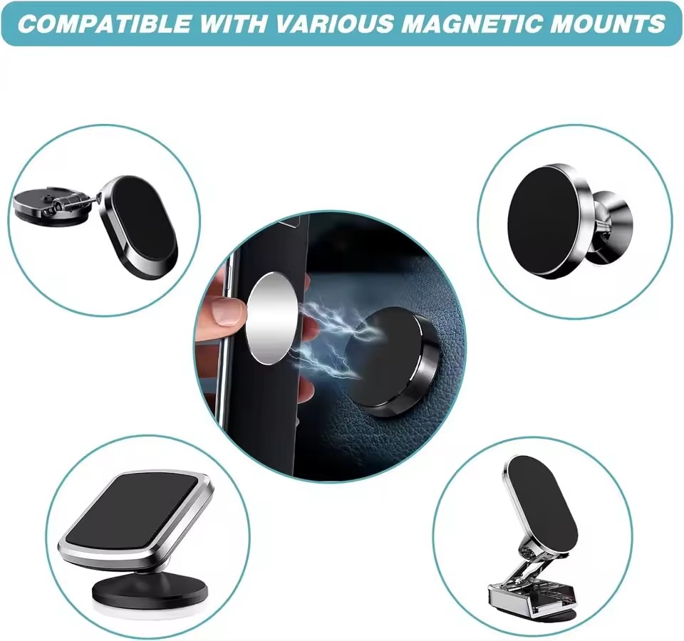 1/50Pcs Magnetic Metal Plate F - Phone Stands recension och pris