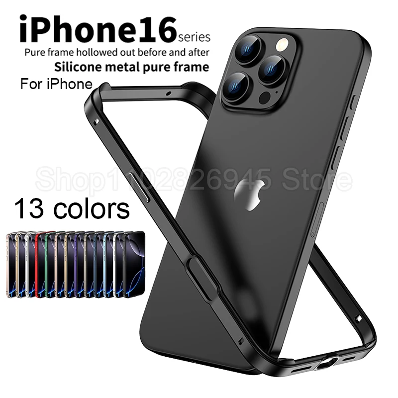 Hybrid Silicone Frame Aluminum - Metal Bumper Aluminum Frame Case recension och pris