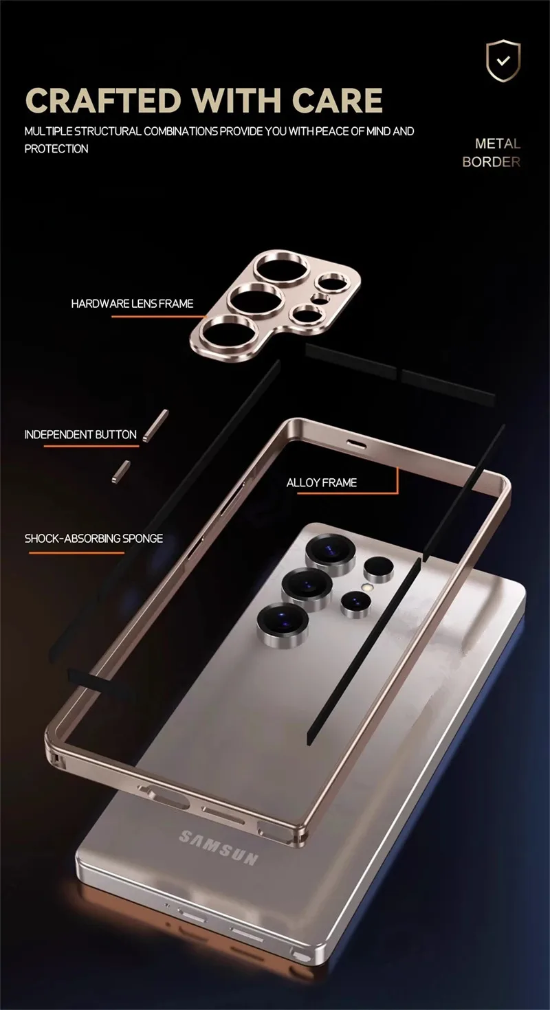 Aluminium Alloy Frame Bumper C - Metal Bumper Aluminum Frame Case recension och pris