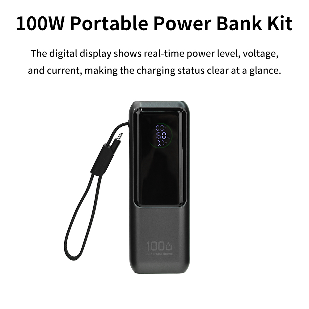 PD 100W Fast Charging Power Ba - Power Banks recension och pris