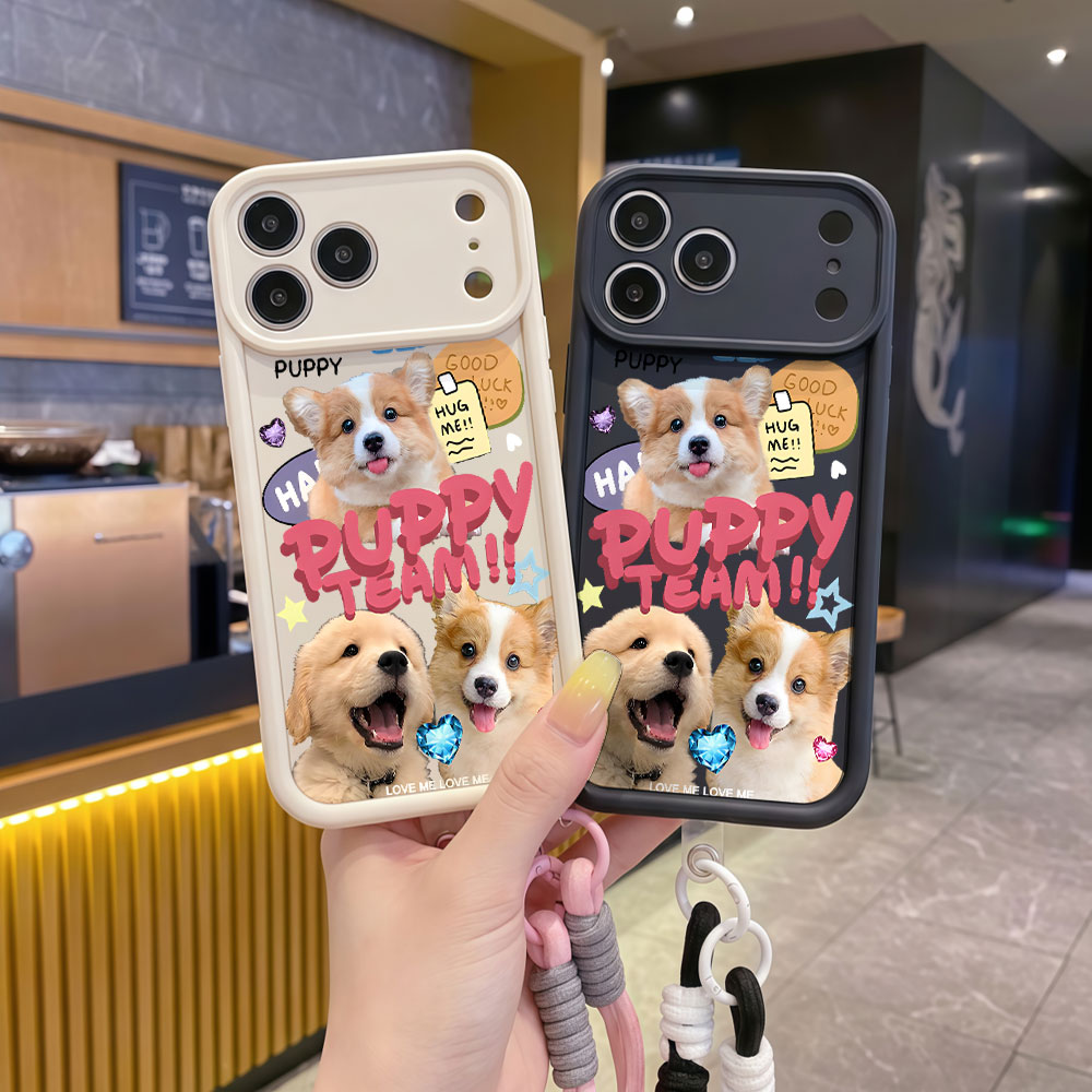 Lanyard Soft Phone Cases For S - Cute Cartoon Wrist Strap Silicone Case recension och pris