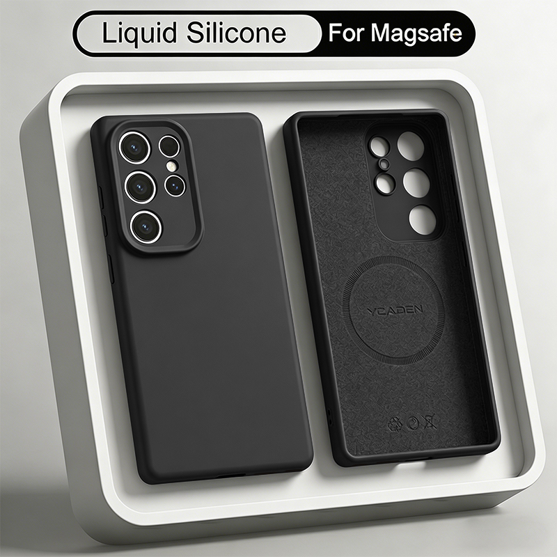 Magnetic Liquid Silicone Soft  - Liquid Silicone Magnetic Phone Case recension och pris