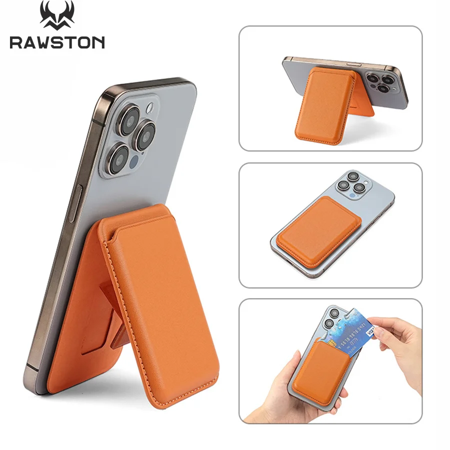 Kickstand Magnetic Leather Wal - Leather Wallet Card Holder Phone Cover recension och pris