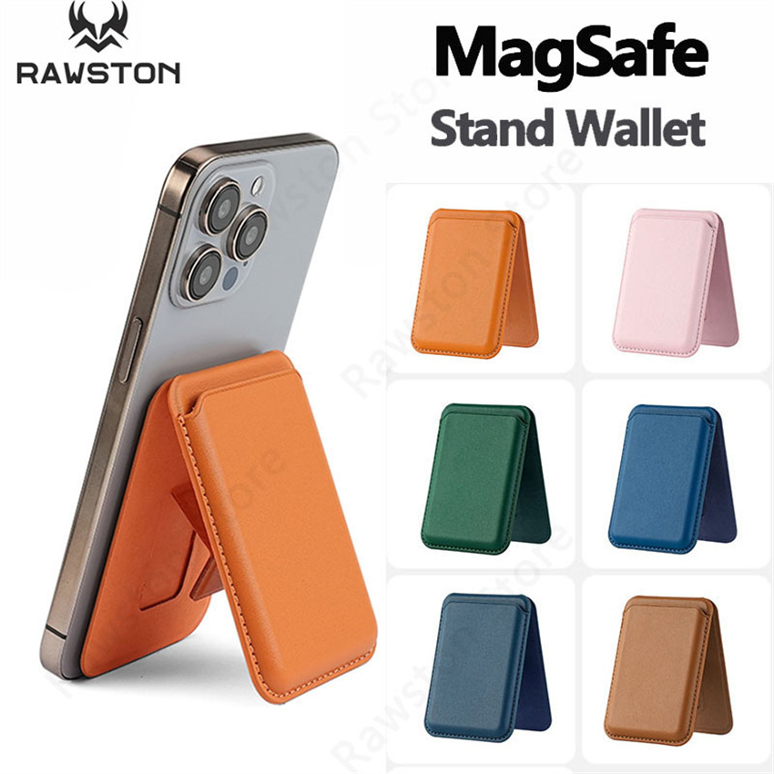 Kickstand Magnetic Leather Wal - Leather Wallet Card Holder Phone Cover recension och pris