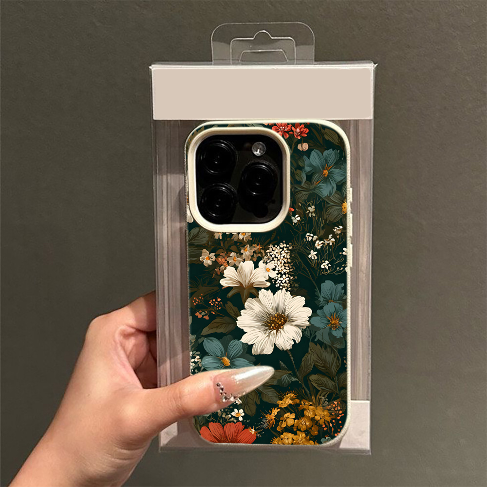 Vintage Floral Dark Pattern Vi - Vintage Floral Pattern Soft Case recension och pris