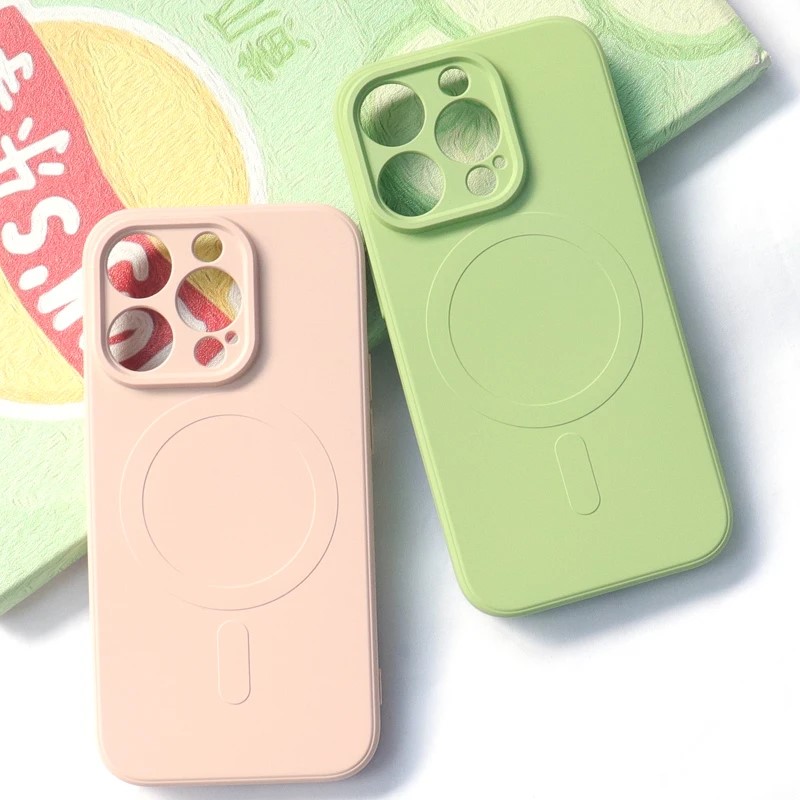 Liquid Silicone Case For iPhon - Liquid Silicone Magnetic Phone Case recension och pris