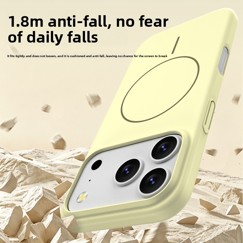 Matte Soft Liquid Silicone Pho - Liquid Silicone Magnetic Phone Case recension och pris