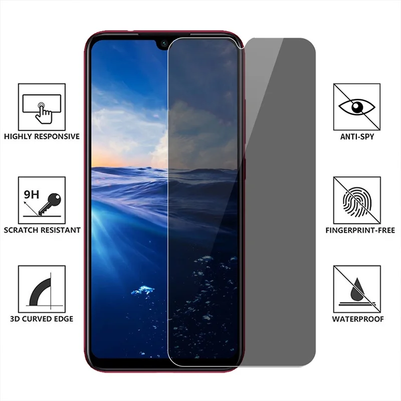 Anti-spy tempered glass screen - Anti Spy Privacy Glass Case recension och pris