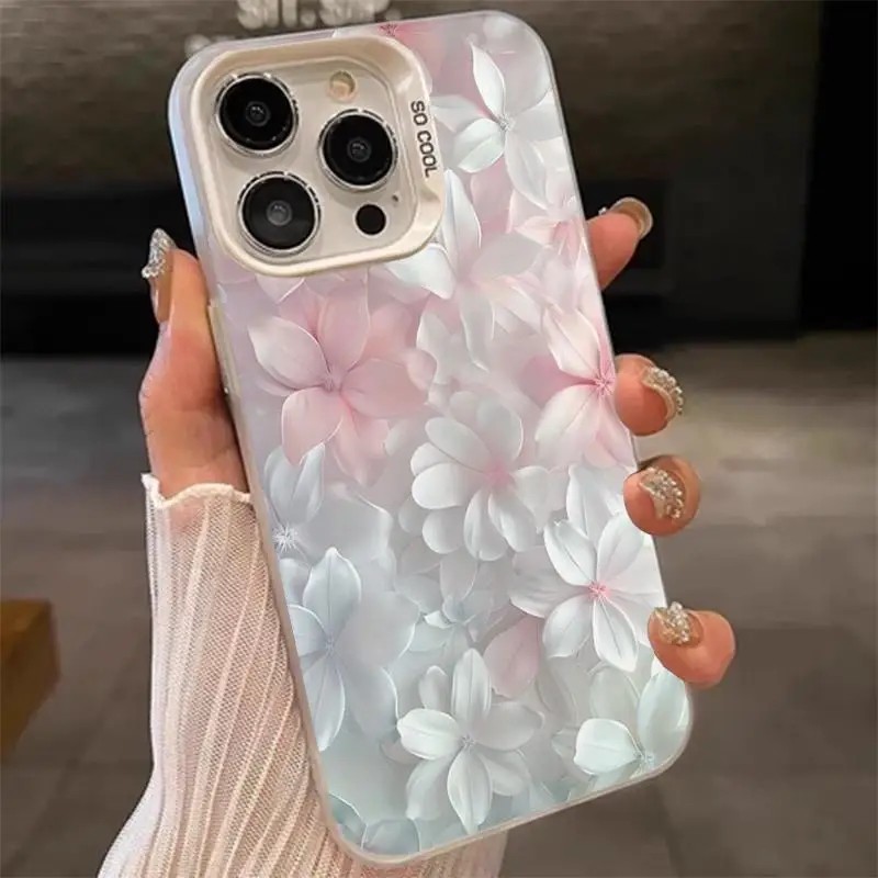 Pink Flower Case for iPhone 15 - Screen Protectors recension och pris