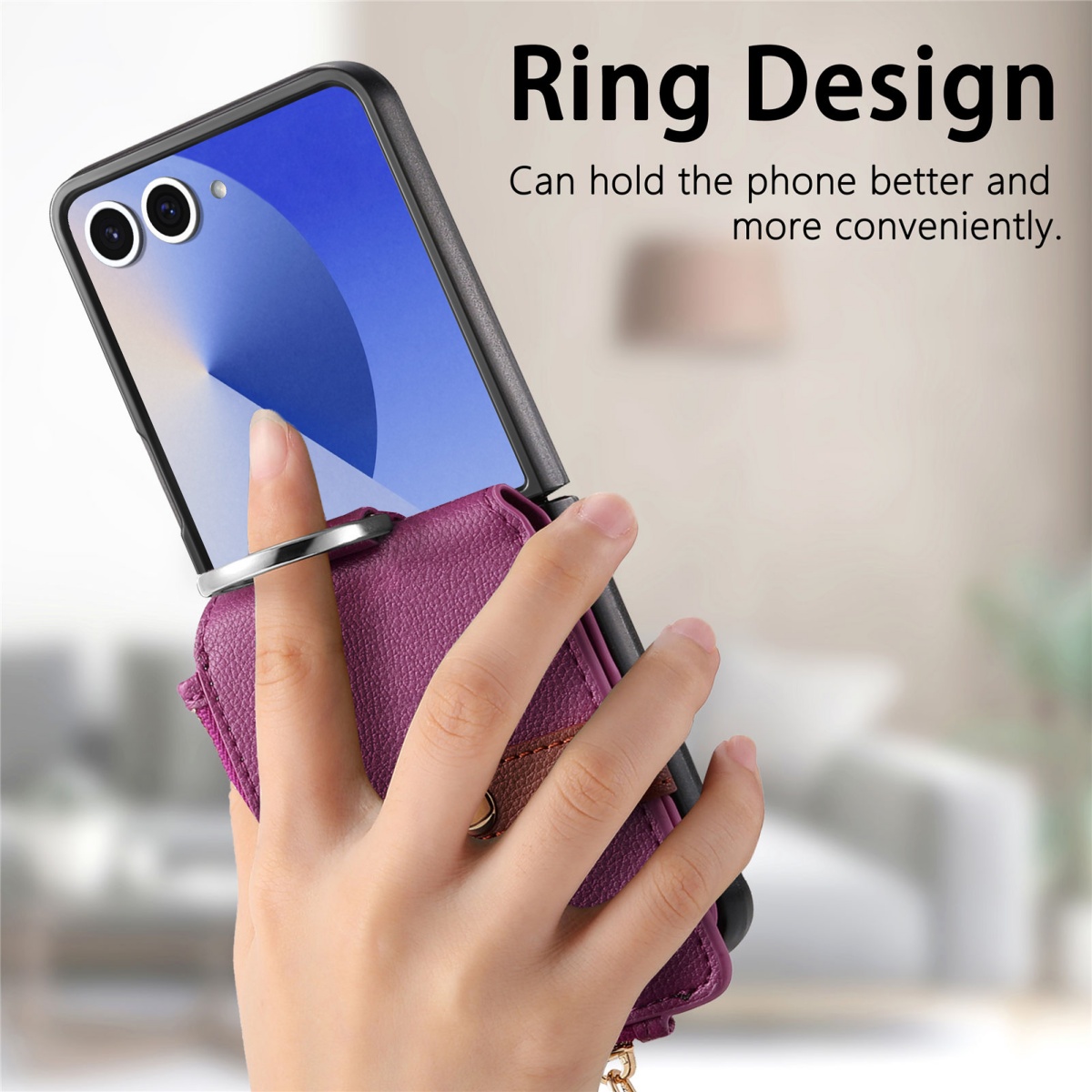 Luxury Card Holder Phone Case  - Leather Wallet Card Holder Phone Cover recension och pris