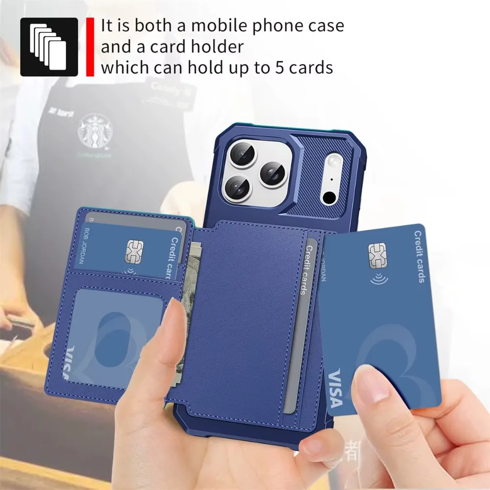 Wallet Phone Case Card Holder  - Leather Wallet Card Holder Phone Cover recension och pris