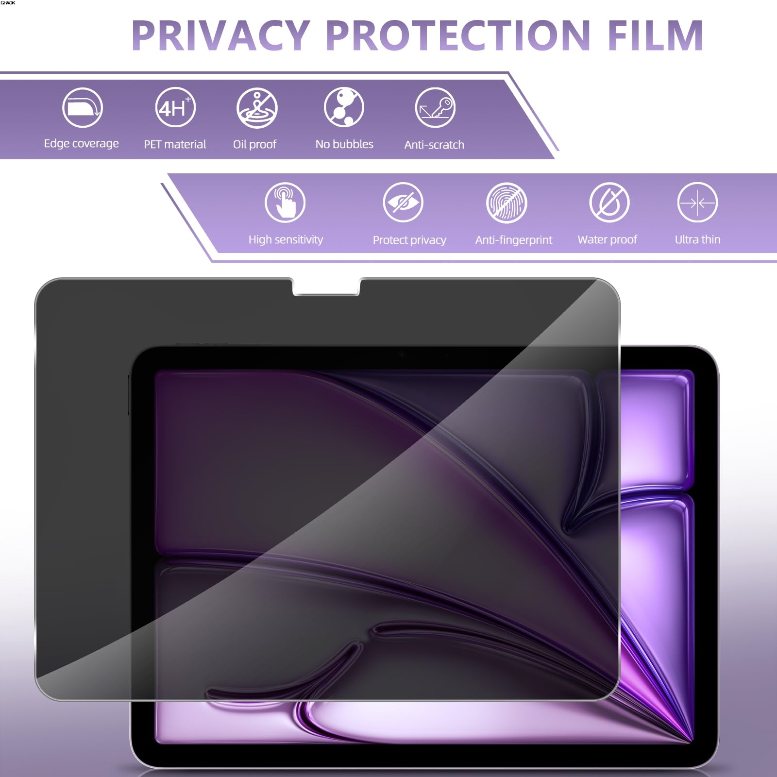 2 Way Privacy Anti-Spy Screen  - Matte Anti Glare Screen Protector recension och pris