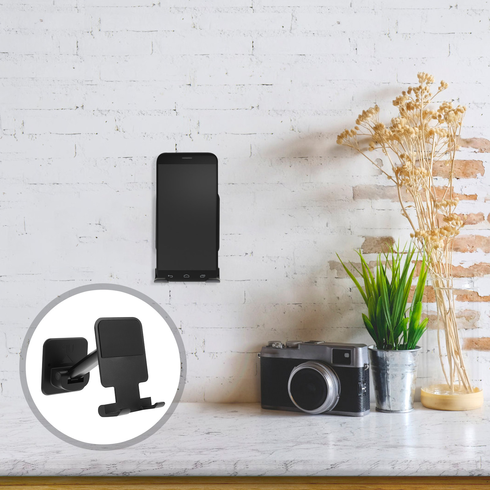 Adhesive Wall Mount Phone Hold - Phone Stands recension och pris
