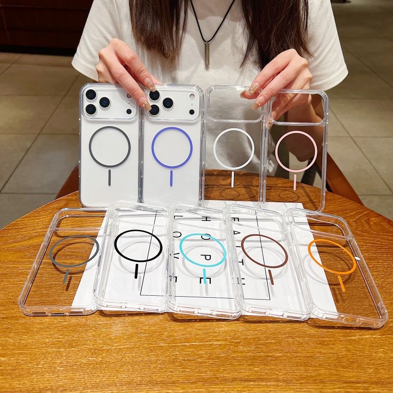 Luxury For Magesafe Magnetic C - Clear Shockproof Bumper Case recension och pris