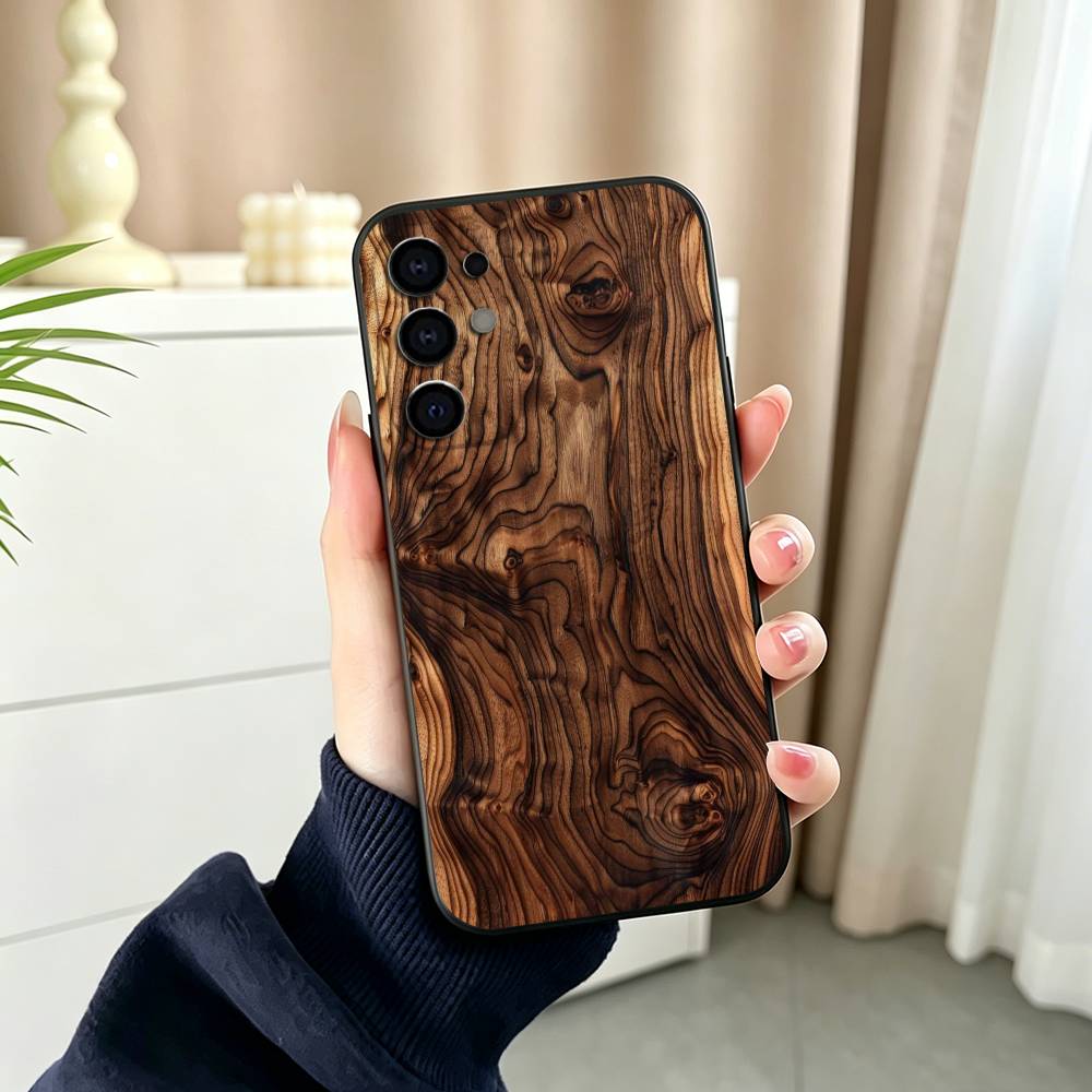 Vintage Wood Grain Pattern  Ph - Vintage Floral Pattern Soft Case recension och pris