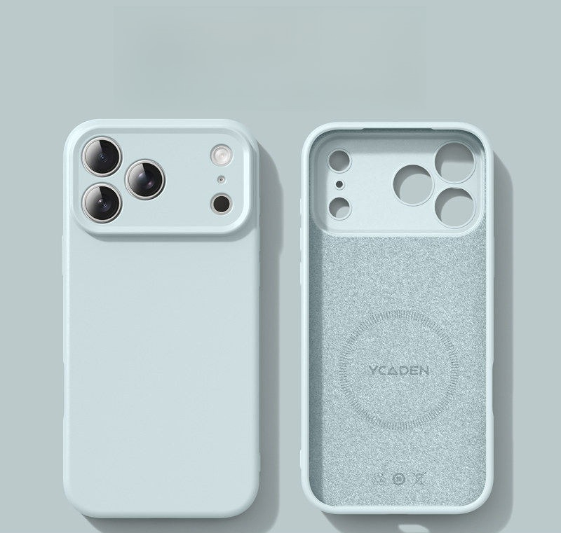 Fashion Macaron Color Skin Fee - Liquid Silicone Magnetic Phone Case recension och pris