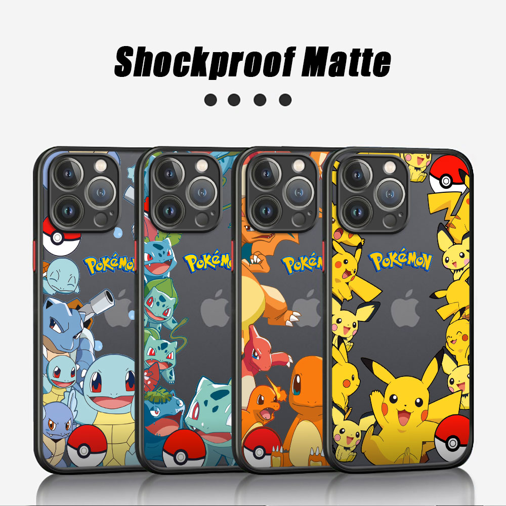 Hot Anime Cartoon Pokemon Case - Matte Hard Pc Back Case recension och pris