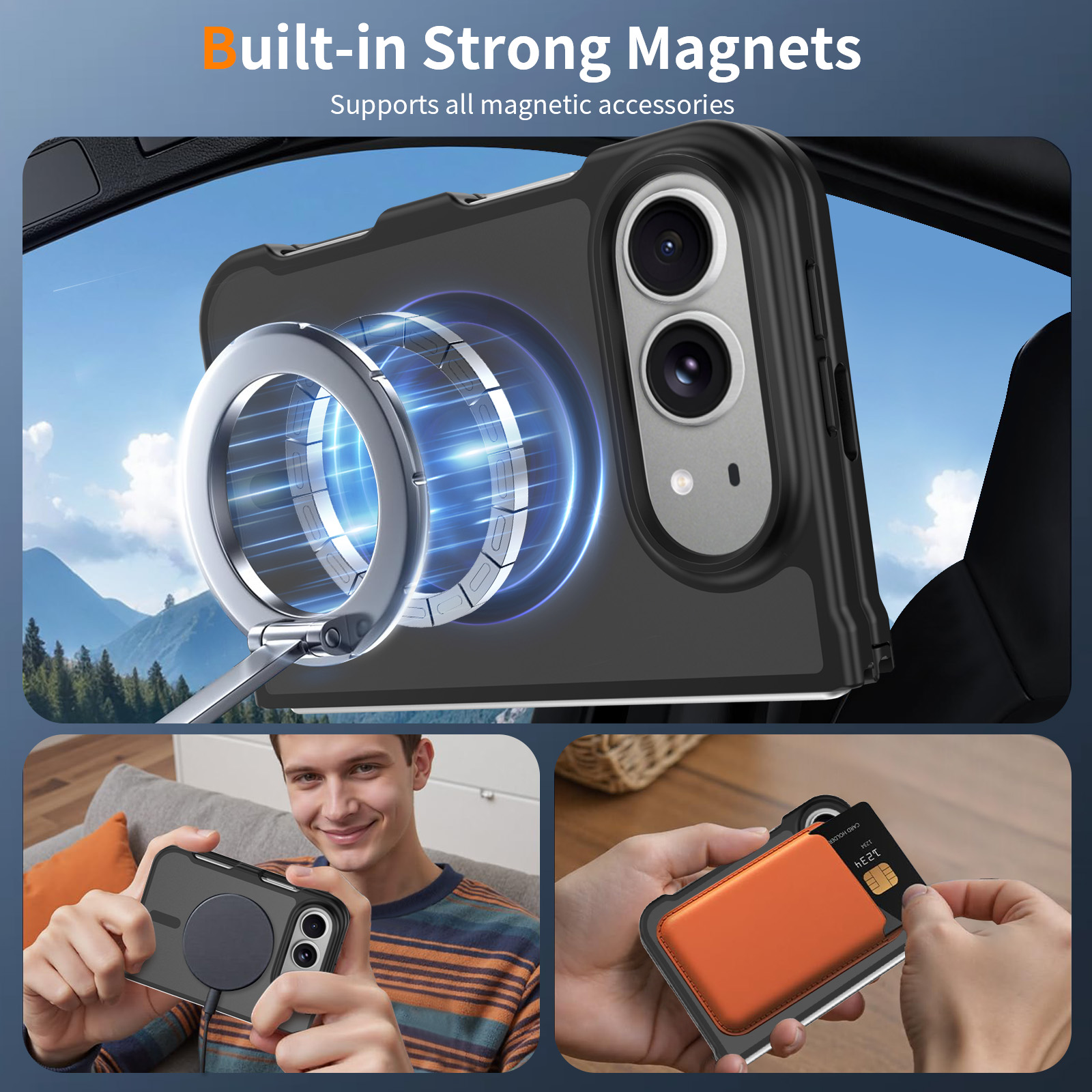 Ultra Slim Matte Magnetic Phon - Screen Protectors recension och pris