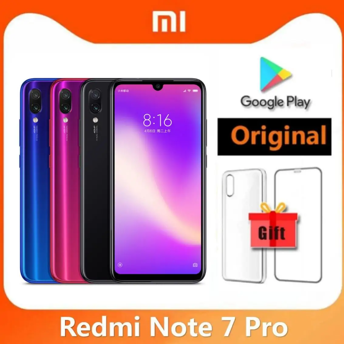 Xiaomi Redmi Note 7 PRO Origin - Chargers recension och pris
