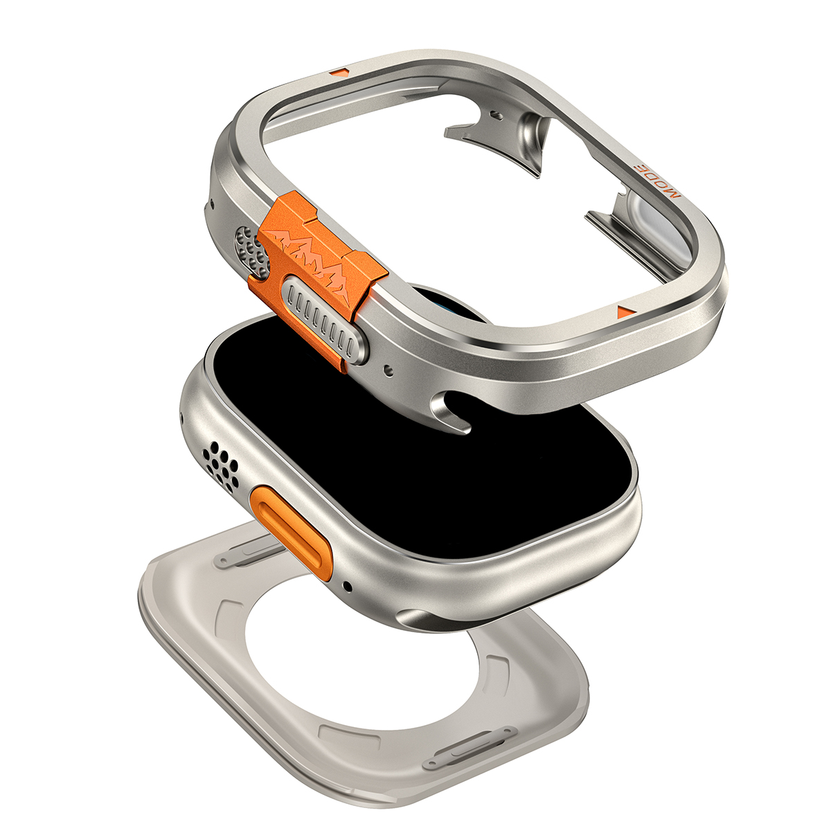 Metal Case for Apple Watch Ult - Metal Bumper Aluminum Frame Case recension och pris