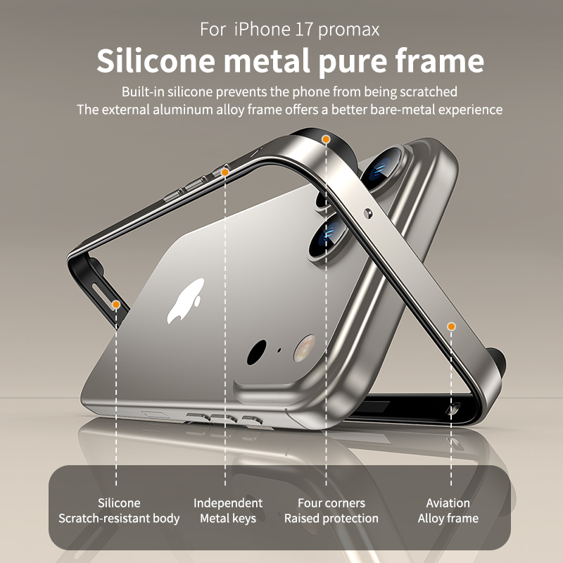 Aluminum Metal Frame Silicone  - Metal Bumper Aluminum Frame Case recension och pris