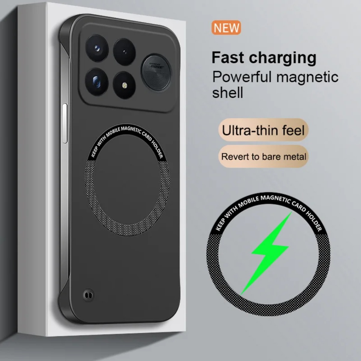 Ultra-thin Frameless Case for  - Ultra Thin Frameless Phone Cover recension och pris