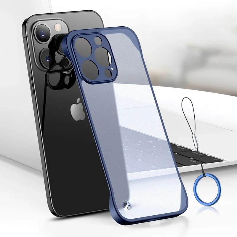 For Iphone 16 15 14 Pro Max Ul - Ultra Thin Frameless Phone Cover recension och pris